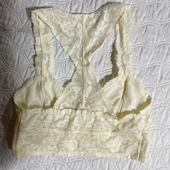 Free People Galloon Lace Racerback Bralette Bra - Picture 2 of 3